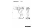 Metabo PowerMaxx BS 12 Akkus fúró-csavarozó 12V 2x2Ah műanyag hordtáskában(601036500)