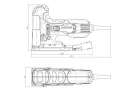 Metabo STE 100 Quick szúrófűrész 710W műanyag hordtáskában (601100500)