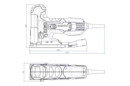 Metabo STE 100 Quick SET Szúrófűrész 710W (601100900)