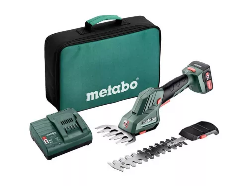 Metabo PowerMaxx SGS 12 Q Akkus Fűszegély és Bokorvágó 12V 1x2,0Ah szerszámtáskában (601608500)