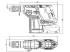 Metabo KH 18 LTX BL 24 Q Akkus SDS-Plus Kombikalapács 18V 2x4,0Ah 2,2J (601714800)