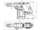 Metabo KH 18 LTX BL 24 Q Akkus SDS-Plus Kombikalapács 18V 2,2J (601714840)(Akku és töltő nélkül)