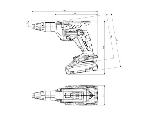 Metabo RM 36-18 LTX BL 36 Akkus Fűnyíró 2x18V 2x5,2Ah 36cm (601716650)