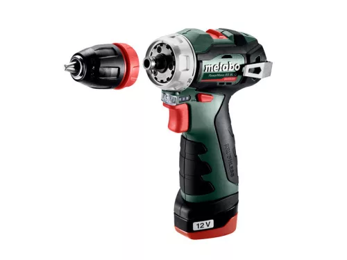 Metabo PowerMaxx BS BL Q Akkus fúrócsavarozó 12V 2x2,0Ah Li-Power (601749500)