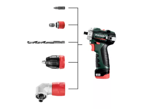 Metabo PowerMaxx BS BL Q Akkus fúrócsavarozó 12V 2x2,0Ah Li-Power (601749500)