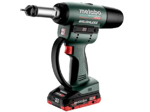Metabo NMP 18 LTX BL M10 Akkus szegecsanya Pisztoly 18V 2x4,0Ah (601788800)