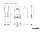 Metabo RSG 18 LTX 15 Akkus Háti Permetező 18V (602038850) (Akku és töltő nélkül)