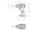 Metabo W 18 L 9-125 Akkus Sarokcsiszoló 18V 125mm (602247840)(Akku és töltő nélkül)