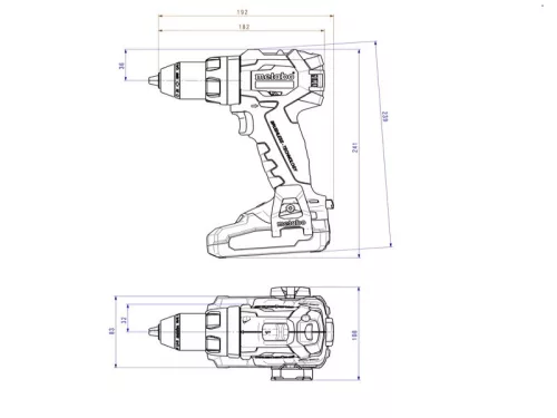 Metabo SB 18 LT BL Akkus Ütvefúró-csavarbehajtó 18V 75Nm (602316840)(Akku és töltő nélkül)