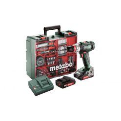   Metabo BS 18 L Quick Set Akkus fúrócsavarozó szett 18V 2x2Ah Li-ion műanyag hordtáskában (6023208