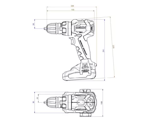Metabo BS 18 LT BL Q Akkus Fúrócsavarozó 18V 2x4,0Ah 75Nm (602334800)
