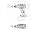 Metabo SB 18 LTX BL I Akkus Ütvefúró-csavarbehajtó 18V 2x5,2Ah Li-Power 130Nm (602360650)