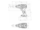 Metabo SB 18 LTX BL Q I Akkus Ütvefúró-csavarbehajtó 18V 130Nm (602361840)(Akku és töltő nélkül)