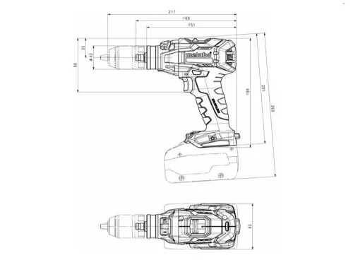 Metabo SB 18 LTX BL Q I Akkus Ütvefúró-csavarbehajtó 18V 130Nm (602361840)(Akku és töltő nélkül)