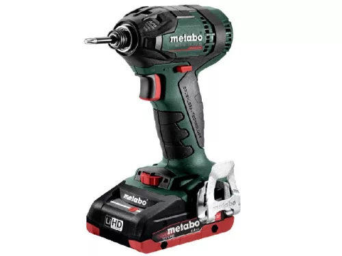 Metabo SSD 18 LTX 200 BL Akkus Ütvecsavarozó 18V 2x4Ah LiHD 200Nm 1/4 (602396800)