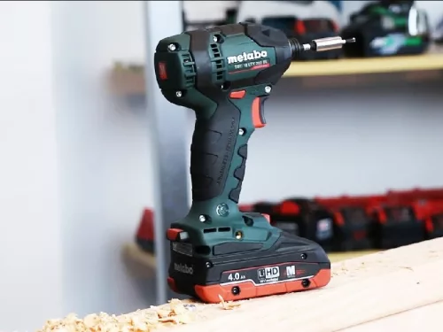 Metabo SSD 18 LTX 200 BL Akkus Ütvecsavarozó 18V 2x4Ah LiHD 200Nm 1/4 (602396800)