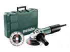 Metabo W 850-125 Set Sarokcsiszoló 850W 125mm + 1 db gyém. darabolótárcsa (603608510)