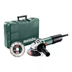   Metabo W 850-125 Set Sarokcsiszoló 850W 125mm + 1 db gyém. darabolótárcsa (603608510)