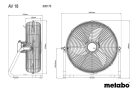 Metabo AV 18 Akkus ventilátor (606176850) (Akku és töltő nélkül)