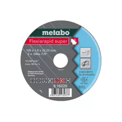   Metabo Flexiarapid Super vágótárcsa 125x1,0x22,23 mm, Inox (616220000)