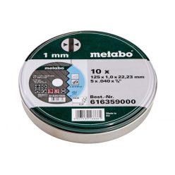   Metabo Fém dobozos vágó korong (125x1,0/10db/c) (616359000)