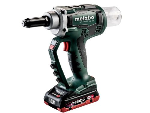 Metabo NP 18 LTX BL 5.0 Akkus Popszegecshúzó Pisztoly 18V 2x4,0Ah (619002800)