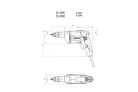 Metabo SE 6000 Gipszkarton csavarbehajtó 600W karton dobozban (620046000)