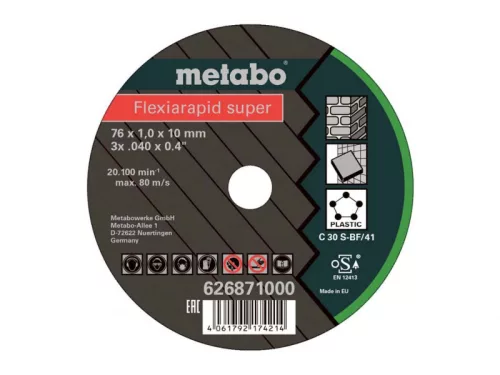 Metabo Flexarapid super vágókorong 5db 76x1x10mm Universal (626871000)