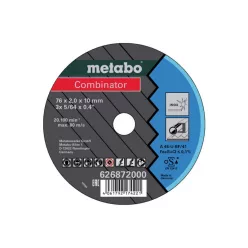   Metabo Combinator daraboló- és nagyolótárcsa 3db 76x2,0x10 mm Inox TF42 (626872000)