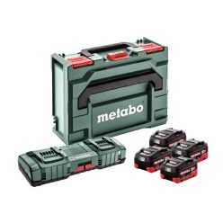   Metabo Basic akku szett 4x LiHD 5.5Ah + ASC 145 töltő + metaBOX 145 (685180000)