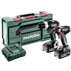   Metabo Combo Set 2.8.8 18V Akkus Gépszett 18V 2x5,2Ah Li-Power (685200000)