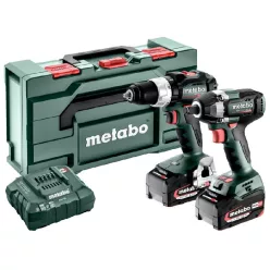   Metabo Combo Set 2.9.3 18V Akkus Gépszett 18V 2x5,2Ah Li-Power (685203000)