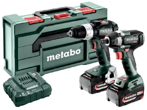 Metabo Combo Set 2.9.3 18V Akkus Gépszett 18V 2x5,2Ah Li-Power (685203000)