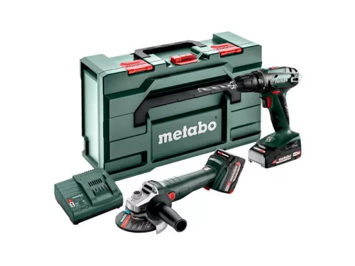 Metabo Combo Set 2.6.6 akkus gépszett 18 V BS 18 + W 18 7-125 (685234000)
