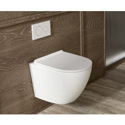 EVO Perem nélküli fali WC Soft Close ülőkével