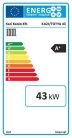 Totya VR43 B Vegyestüzelésű Lemezkazán 43kW, burkolat NÉLKÜL, huzatszabályzóval, hőmérővel