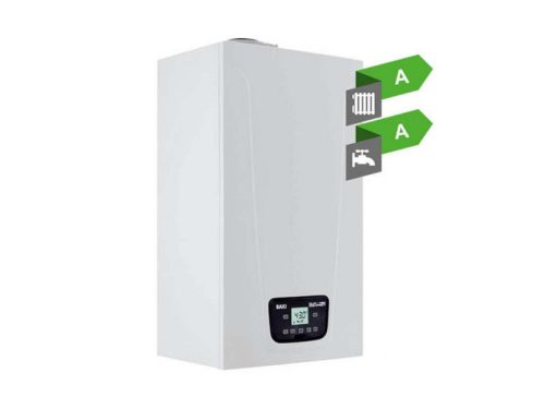 BAXI Duo-Tec Compact E 24 ERP fali kondenzációs kombi gázkazán, F: 20 kW, HMV: 24 kW