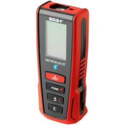   Sola METRON 60 BT Lézeres távolságmérő Övtáskával, töltőkábellel, Bluetooth       
