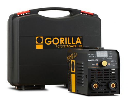 IWELD GORILLA POCKETPOWER 190 VRD (180A) Hegesztő inverter