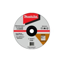 Makita csiszolótárcsa INOX 230x6mm (A-80896)