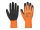 Portwest A340 Hi-Vis Grip mártott latex védőkesztyű narancs/fekete S