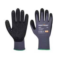 Portwest A351 Dermiflex Plus védőkesztyű szürke/fekete L