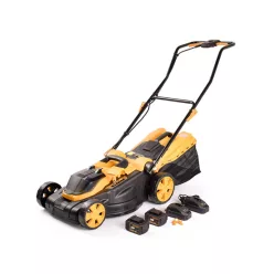 Riwall RALM 3820 SET Akkus fűnyíró, 38cm (2x4Ah)