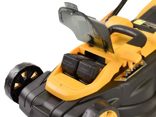 Riwall RALM 3820 SET Akkus fűnyíró, 38cm (2x4Ah)