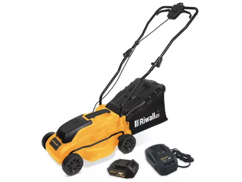Riwall RALM 3320i SET Akkus fűnyíró, 33cm (1x4Ah)
