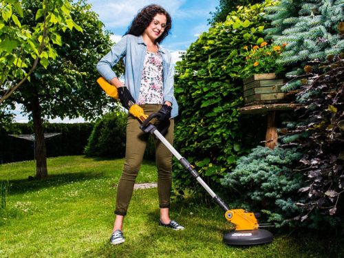 Riwall RALT 3040 SET Akkumulátoros fűszegélyvágó 40V (Akkuval és töltővel)