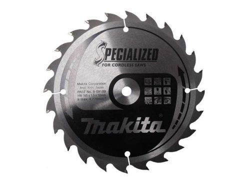 Makita körfűrészlap akkus 165x10mm Z24 (B-09189)