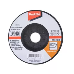   Makita flexibilis csiszolótárcsa 125x3mm INOX AC60 (B-18568)