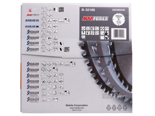 Makita körfűrészlap Makforce 355x30mm Z24 (B-32188)