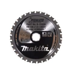 Makita körfűrészlap akkus 136x20mm Z30 FÉM (B-33526)